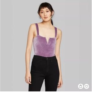 Velvet Bodysuit - Wild Fable™ Purple